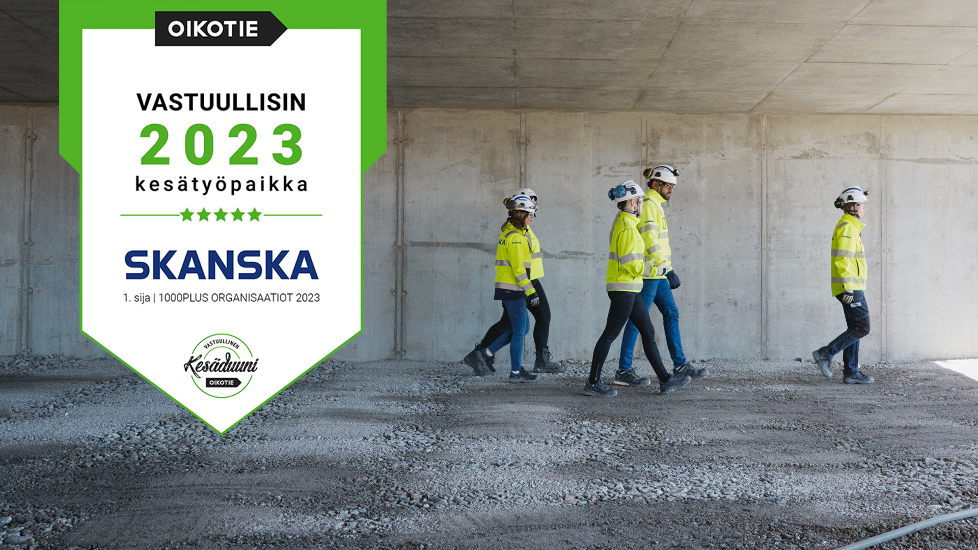 Skanskalle Ensimmäinen Sija Vastuullinen Kesäduuni -kilpailussa 2023 ...